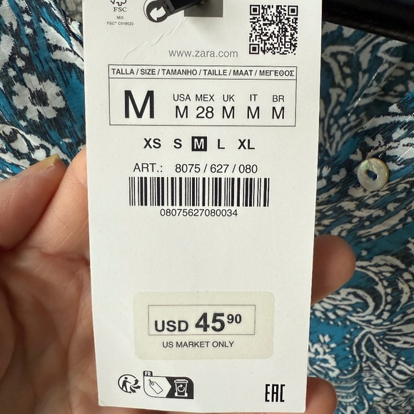 NWT Zara Top - Picture 3 of 6